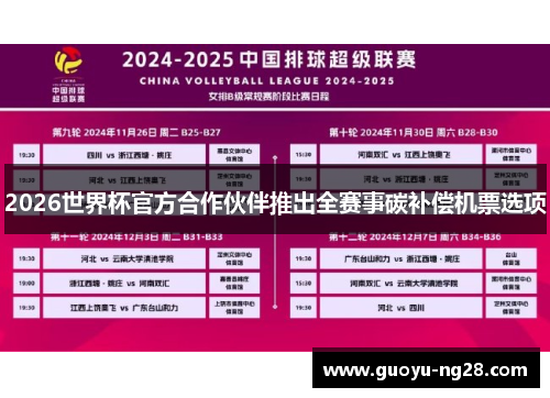 2026世界杯官方合作伙伴推出全赛事碳补偿机票选项 2026世界杯官方合作伙伴推出全赛事碳补偿机票选项